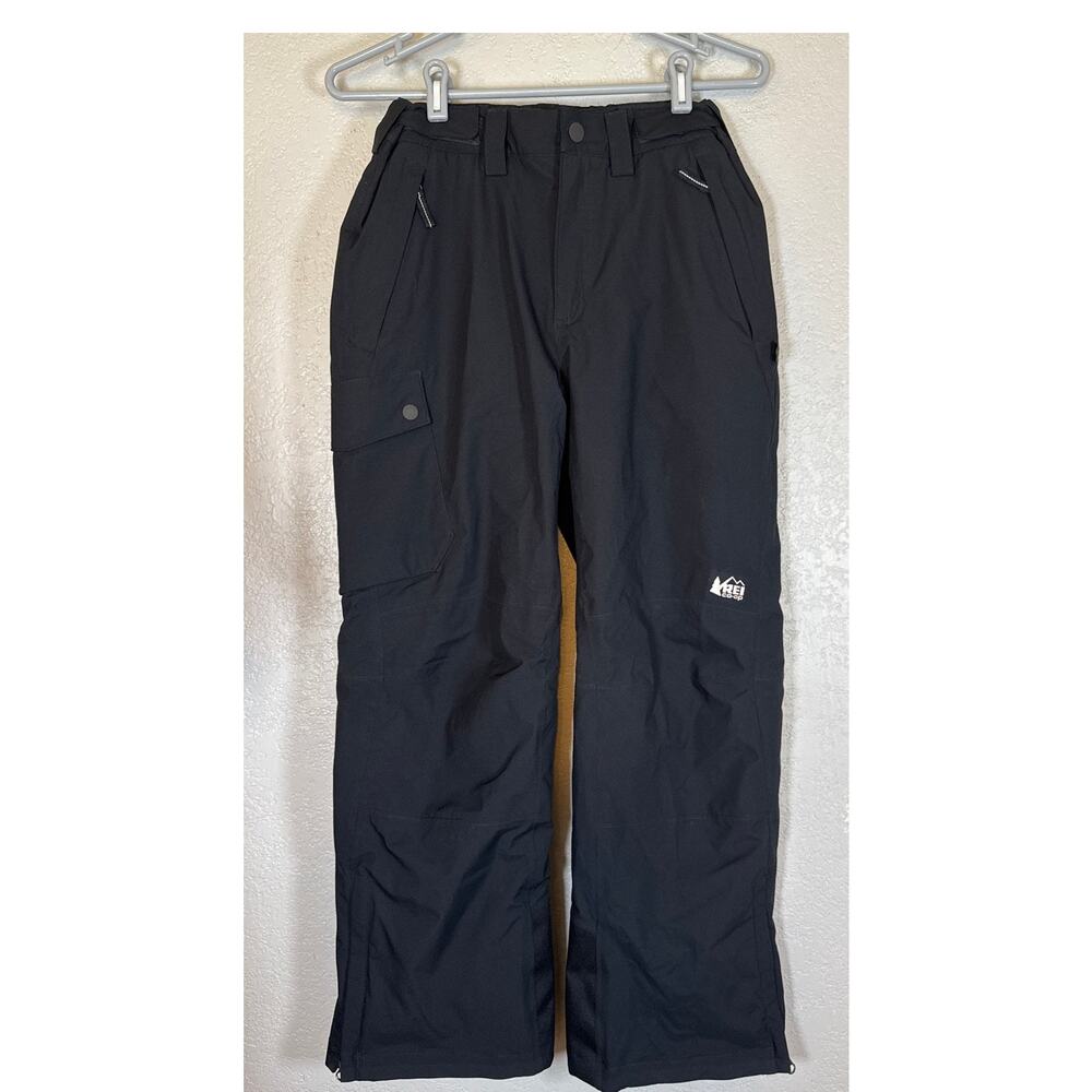 REI Coop Youth Ski Pants Black Large 12/14 Snow Gear Sking Snowboarding